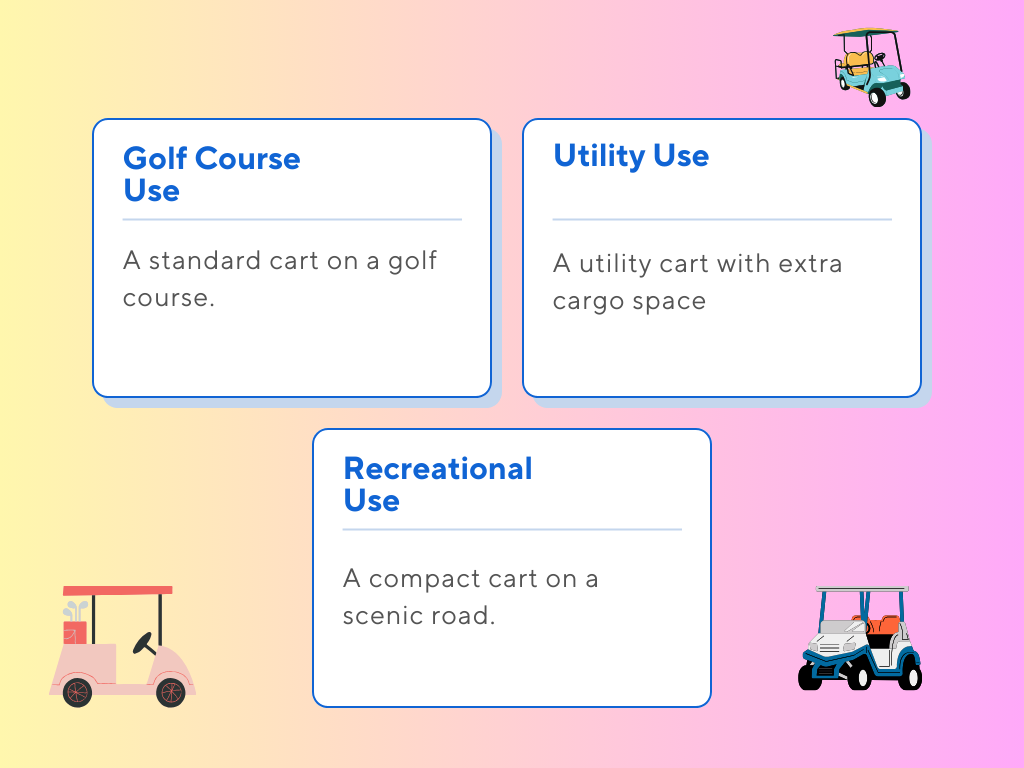 golf cart dimensions